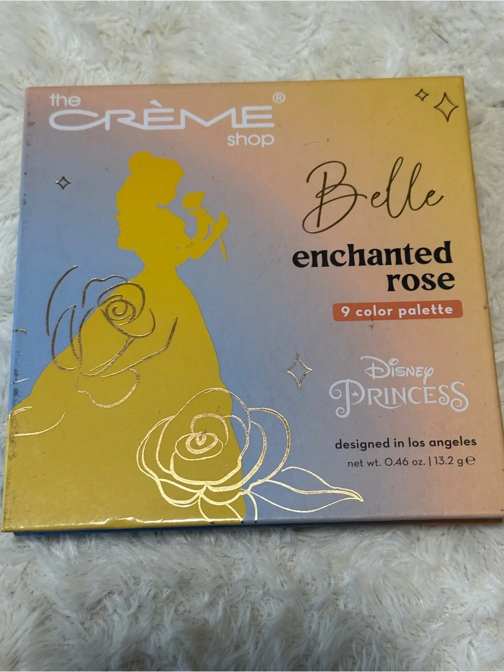 Disney Belle Enchanted Rose 9-Color Eyeshadow Palette — Gold & Peach